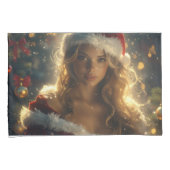 Santa Girl Kussensloop (Voorkant-Rechts)