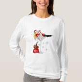 Santa girl martini t-shirt (Voorkant)