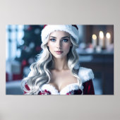 Santa Girl Poster (Voorkant)
