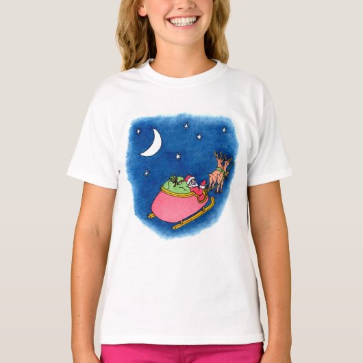 Santa Girls T-Shirt (Voorkant)
