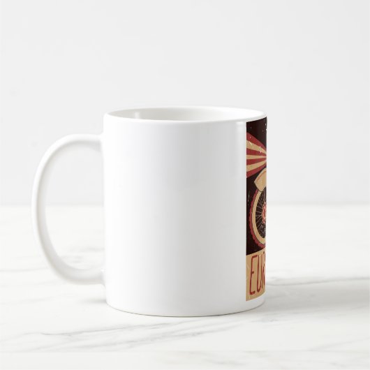 Santa Giulia Beach franse reisposter Koffiemok (Links)