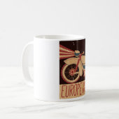 Santa Giulia Beach Oude Franse reisposter Koffiemok (Voorkant links)