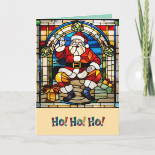 Santa Glas in lood Kaart