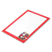Santa Glitter Christmas Notitieblok (Schuin)