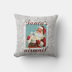 Santa Glitter Home Decor Sierkussen