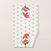 Santa Gnome Bad Handdoek (Handdoek)