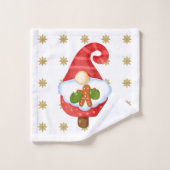 Santa Gnome Bad Handdoek (Wasdoekje)