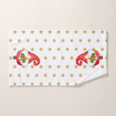 Santa Gnome Bad Handdoek (Handdoek)