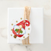 Santa Gnome Bedankjes Labels (In situ)