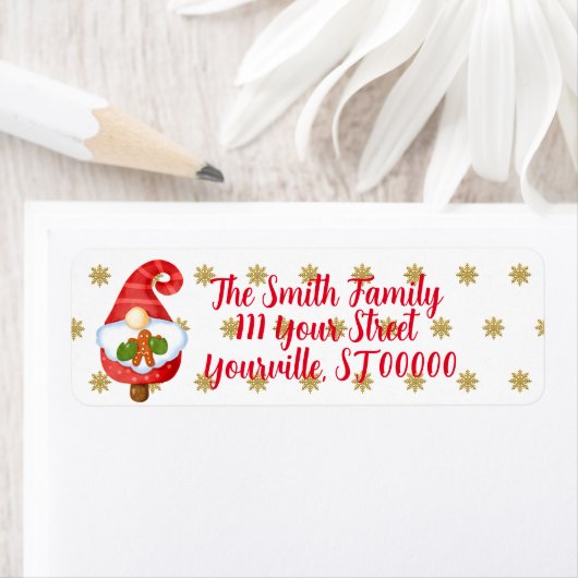 Santa Gnome Etiket (Insitu)