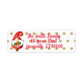 Santa Gnome Etiket (Voorkant)