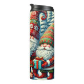 Santa Gnome Holiday Tumbler – Festive Gift Idea Thermosbeker (Geroteerd rechts)