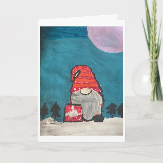 Santa Gnome Kaart (Voorkant)