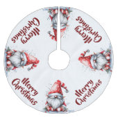 Santa Gnome Kerstboom Rok (Voorkant)