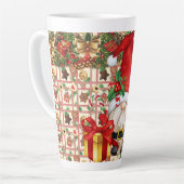 Santa Gnome Latte Mok (Linkerhoek)