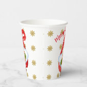 Santa Gnome Papieren Bekers (Rechts)