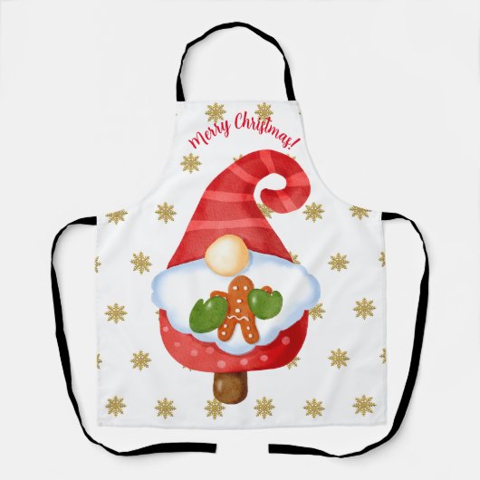 Santa Gnome Schort (Voorkant)