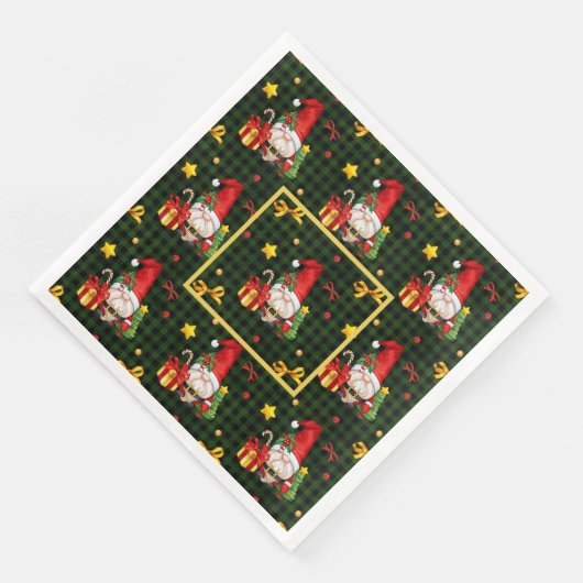 Santa Gnome Servet (Hoek)
