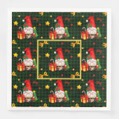Santa Gnome Servet (Voorkant)