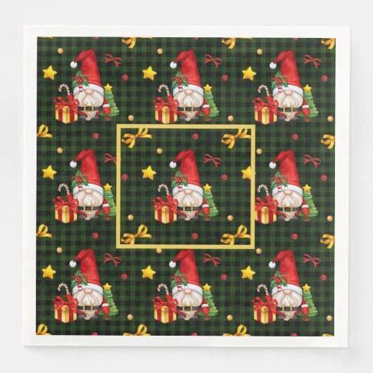 Santa Gnome Servet (Voorkant)