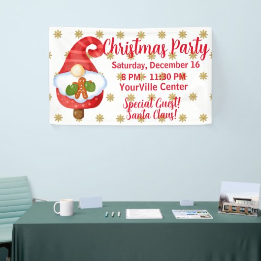 Santa Gnome Spandoek (Beurs)