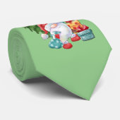 Santa Gnome Stropdas (Opgerold)