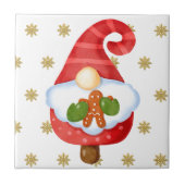 Santa Gnome Tegeltje (Voorkant)