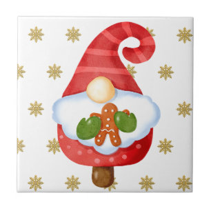 Santa Gnome Tegeltje