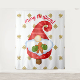 Santa Gnome Wandkleed