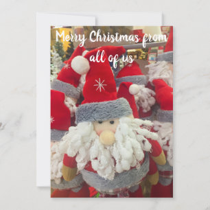Santa Gnomes Kerstmis Groeten Feestdagenkaart