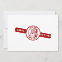 Santa Goedgekeurd, Kerststempel, Kerstvreugde,