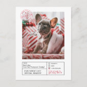 Santa Goedgekeurd Ondeugend of Nice Formulier Foto Briefkaart (Voorkant)