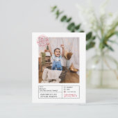 Santa Goedgekeurd Ondeugend of Nice Formulier Foto Briefkaart (Staand voorkant)