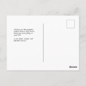 Santa Goedgekeurd Ondeugend of Nice Formulier Foto Briefkaart (Achterkant)