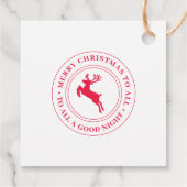 Santa Goedgekeurd Zelfgemaakte Kerstcadeau Label L (Achterkant)