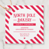 Santa Goedgekeurd Zelfgemaakte Kerstcadeau Label L (Voorkant)