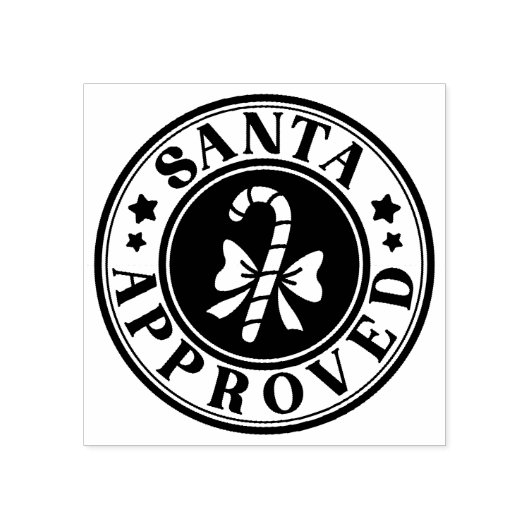 Santa Goedgekeurde Rubberstempel (Afrduk)