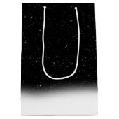 Santa Golden Retriever in Sneeuwvlokken Medium Gif Medium Cadeauzakje (Achterkant)