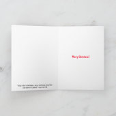 Santa Golden Surfboard Dog Seagull Christmas Kaart (Binnen)