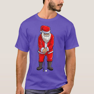 Santa Golf Club en Ball Sport kerstboys Golf T-shirt