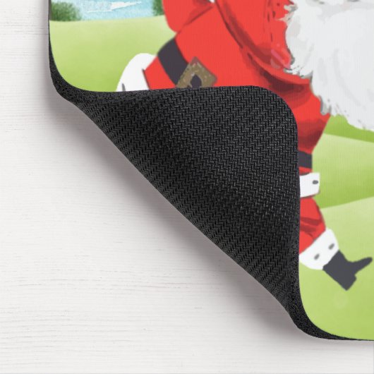 Santa Golf Summer Golf Mousepad Muismat (Hoek)