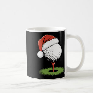 Santa golfbal voor Kerstmis golfbal Kerstmis Koffiemok