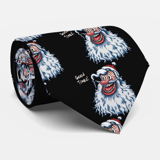 Santa Good Times Stropdas (Opgerold)