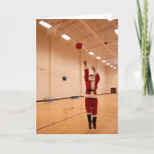 Santa Got Hops Feestdagen Kaart (Voorkant)