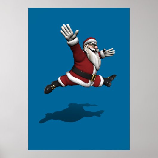 Santa Grand Jete Poster (Voorkant)