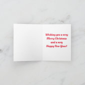  Santa Grandson Holiday Kaart (Binnen)