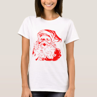 Santa Graphic Kerstmis T-Shirten T-shirt