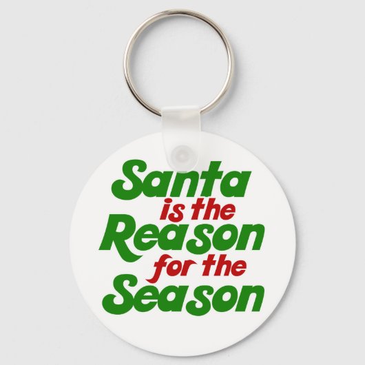 Santa Grappig kerstfeest humor parody Sleutelhanger (Voorkant)