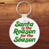 Santa Grappig kerstfeest humor parody Sleutelhanger (Voorkant)