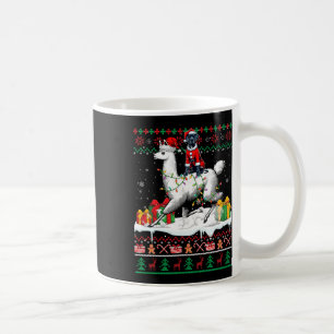 Santa Great Dane Riding Llama Kersttrui Lo Koffiemok